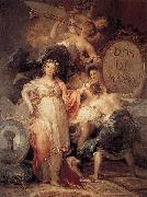 Francisco de Goya Allegory of the City of Madrid oil
